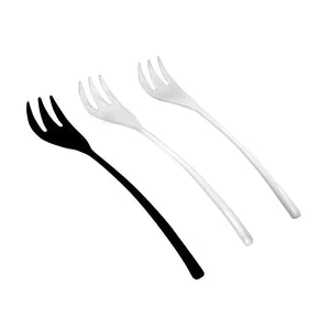 Mini Tenedor para Postres Re-utilizable Plastico Catering 200 pzas IA