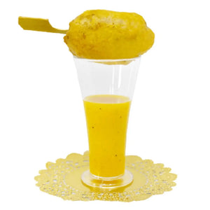Mini Vasito Pilsner para Postres Re-utilizable Plastico Catering - 2.5 Oz / 74 ml ( 20 Pzas / 100 Pzas ) IA
