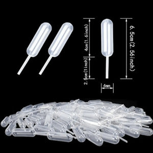 Pipetas Clasica Tubo Para Postres Cupcakes Catering Plastico  100 pzas CHINA
