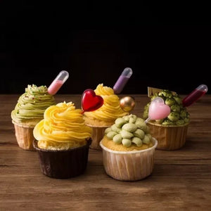 Pipetas de Corazón Para Postres Cupcakes 4ml Catering Candy Bar 100 pzas Ideática Gourmet