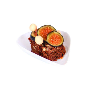 Platito Canapes o Postres Hoja Re-utilizable Plastico Catering -  ( 20 Pzas / 100 Pzas ) IA