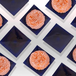 Platito Concavo para Canapes o Postres Re-utilizable Plastico Catering -  ( 20 Pzas / 100 Pzas ) IA