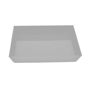 Plato para Canapes o Postres Rectangular Re-utilizable Plastico Catering  -  ( 10 Pzas / 100 Pzas ) IA