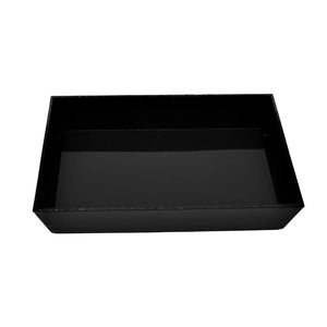 Plato para Canapes o Postres Rectangular Re-utilizable Plastico Catering  -  ( 10 Pzas / 100 Pzas ) IA
