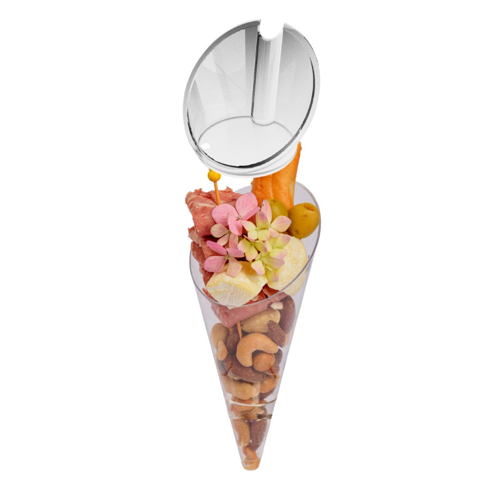 Tapa para Cono Grande Postre Candy Bar Catering 100 pzas (Los conos se venden por separado) IA