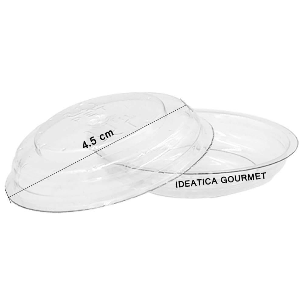 Tapa Flexible para Vasito para Postres Clasico Candy Bar Catering 100 pzas (Los vasitos se venden por separado) IA