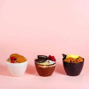Taza para Bebidas o Postres Re-utilizable Plastico Catering - 10 Oz / 296 ml ( 10 Pzas / 50 Pzas ) IA