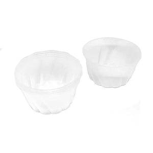 Vasito para Postres Helado Chico Biodegradable Re-utilizable Plastico Catering -3 OZ / 89 ml ( 65 pzas ) IA