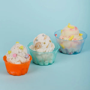 Vasito para Postres Helado Grande Biodegradable Re-utilizable Plastico Catering - 6 Oz / 177 ml ( 70 Pzas ) IA